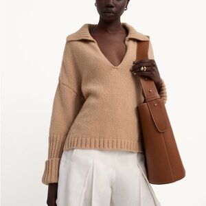 G. Label Goop Gwyn Tatum Wool Knit Chunky Cozy Oversized Sweater Sz XS